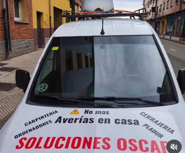 Furgoneta para reparaciones y manitas en Oviedo